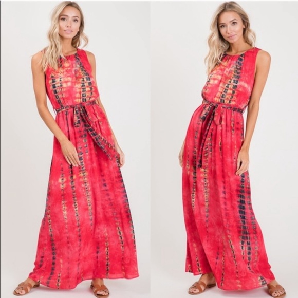 Dresses & Skirts - Tie Dye Maxi Dress